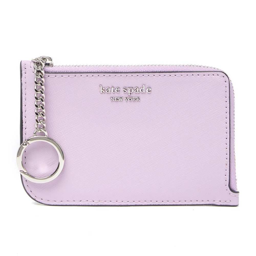 Kate Spade Lavender Medium Zip Card Holder